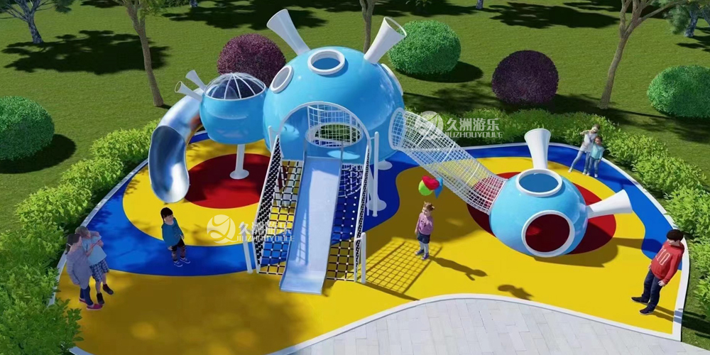 陝西省韓城市無動力遊（yóu）樂設備案例